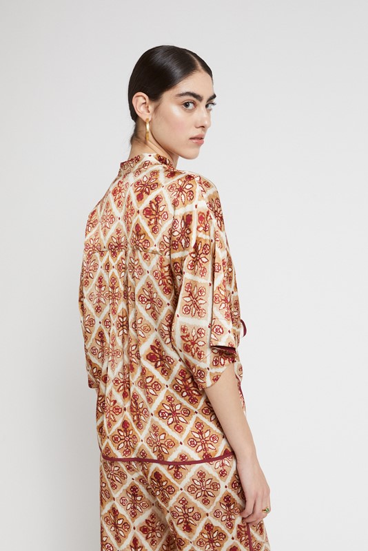OTTOD'AME Camicia in viscosa stampata