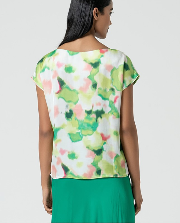 SURKANA Blusa con scollatura a barchetta
