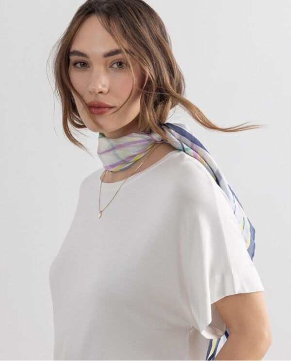 SURKANA Maglietta oversize con scollo a barchetta