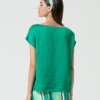 SURKANA Blusa scollo a barchetta senza maniche