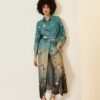 SOUVENIR Pantalone a sigaretta con elastico in vita
