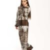 SPAGO DONNA Pantalone a palazzo con elastico in vita
