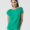 SURKANA Blusa scollo a barchetta senza maniche