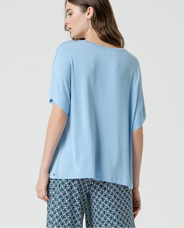 SURKANA Maglietta oversize con scollo a barchetta