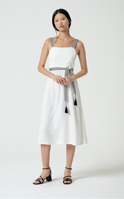 SURKANA Abito midi con bretella in maglia