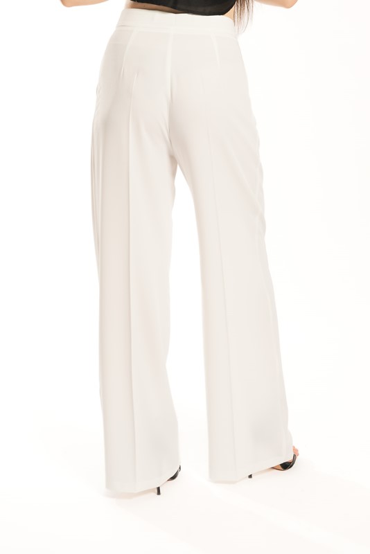 SPAGO DONNA Pantalone a palazzo con pences