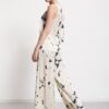 OTTOD'AME Pantalone palazzo in viscosa stampata