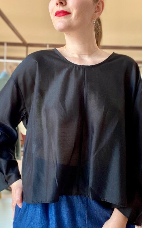 LES JOLIES NANAS Blusa scollo ampio m/l