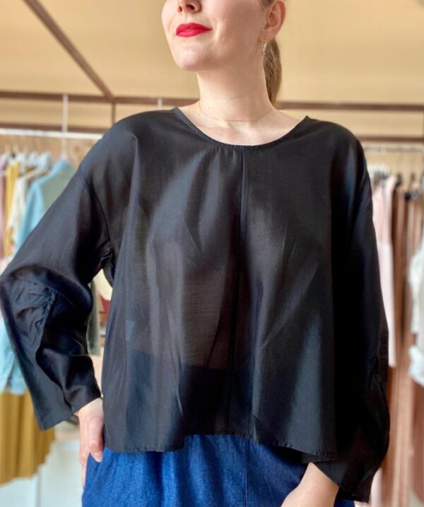 LES JOLIES NANAS Blusa scollo ampio m/l