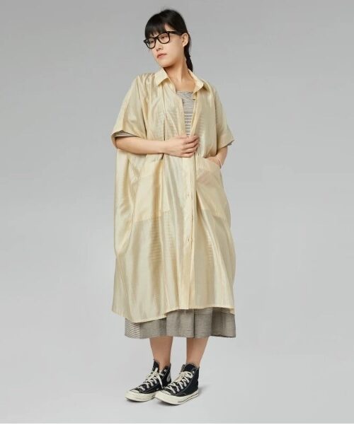 LES JOLIES NANAS Abito camicia trasparente