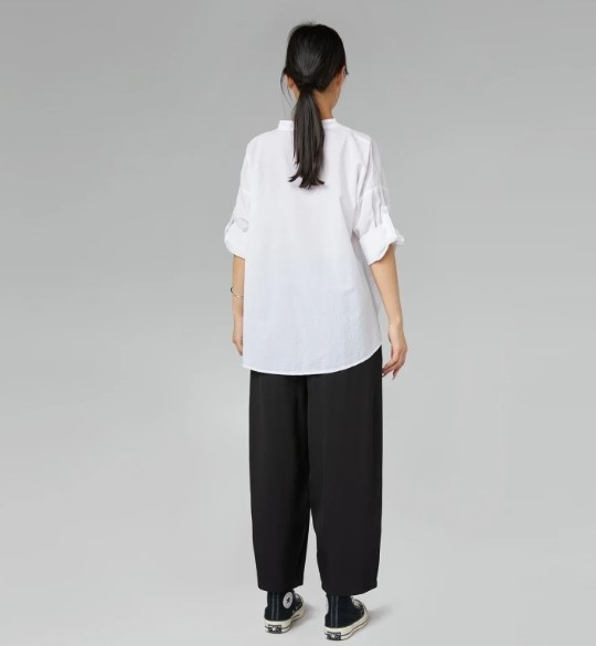 LES JOLIES NANAS Pantalone morbido in viscosa