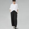 LES JOLIES NANAS Pantalone morbido in viscosa