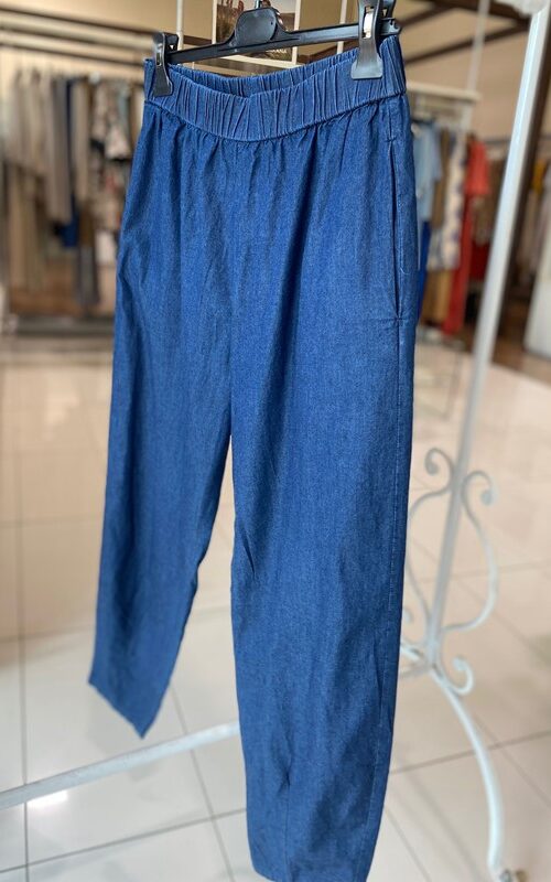 LES JOLIES NANAS Pantalone con elastico in vita pences sul fondo