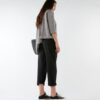 LES JOLIES NANAS Pantaloni in punto milano con passanti