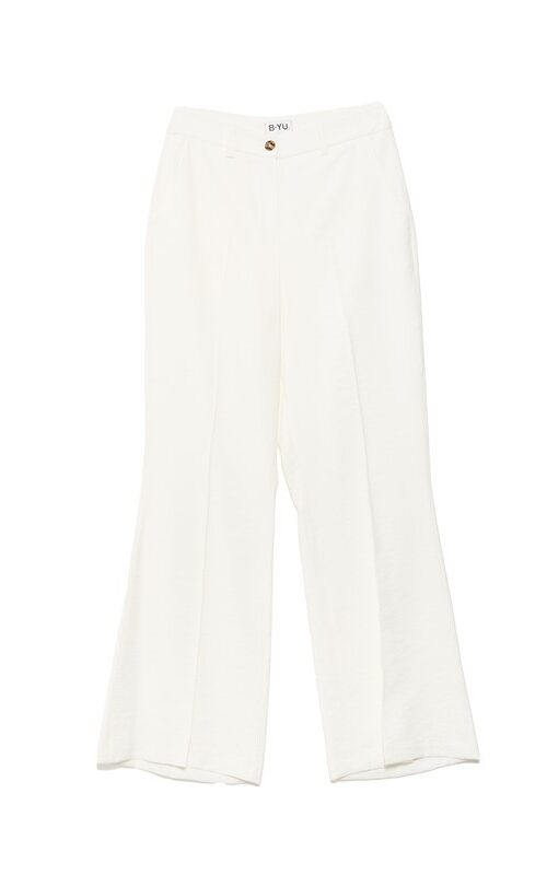 B.YU Pantaloni viscosa diritto