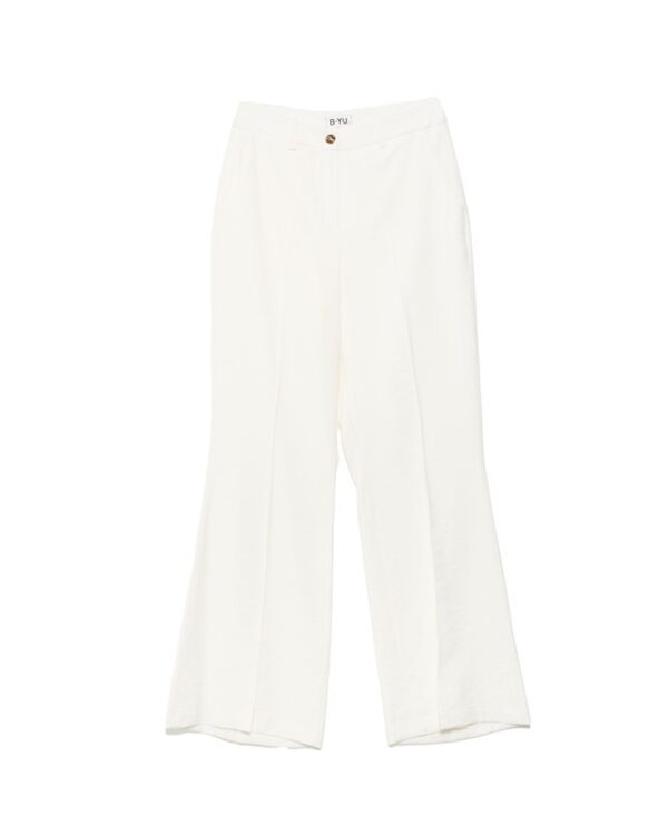 B.YU Pantaloni viscosa diritto