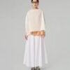 LES JOLIES NANAS Blusa squadrata in misto viscosa