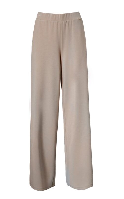 LUCKYLU Pantalone a palazzo in scuba